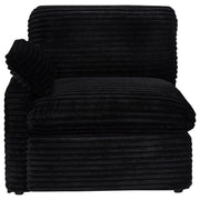  Coaster Furniture Collins 610360LRP Modular LAF Power Recliner - Black IMAGE 3