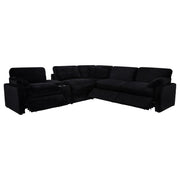  Coaster Furniture Collins 610360P-SET 6-piece Modular Power Reclining Sectional - Black IMAGE 12