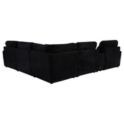  Coaster Furniture Collins 610360P-SET 6-piece Modular Power Reclining Sectional - Black IMAGE 3
