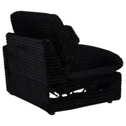  Coaster Furniture Collins 610360RRP Modular RAF Power Recliner - Black IMAGE 2