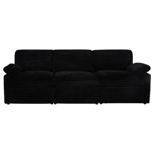  Coaster Furniture Collins 610361P Modular Power Sofa - Black IMAGE 1