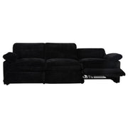  Coaster Furniture Collins 610361P Modular Power Sofa - Black IMAGE 3