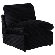  Coaster Furniture Collins 610361P Modular Power Sofa - Black IMAGE 6