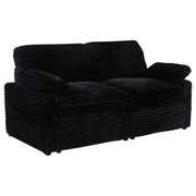  Coaster Furniture Collins 610362P Modular Power Loveseat - Black IMAGE 1