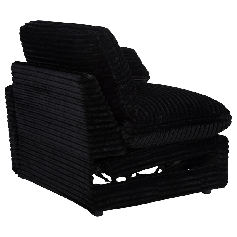  Coaster Furniture Collins 610362P Modular Power Loveseat - Black IMAGE 5