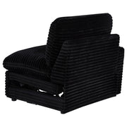  Coaster Furniture Collins 610362P Modular Power Loveseat - Black IMAGE 8