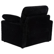  Coaster Furniture Collins 610363P Upholstered Power Recliner Chair - Black IMAGE 10
