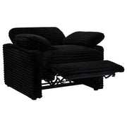  Coaster Furniture Collins 610363P Upholstered Power Recliner Chair - Black IMAGE 16