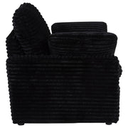  Coaster Furniture Collins 610363P Upholstered Power Recliner Chair - Black IMAGE 2