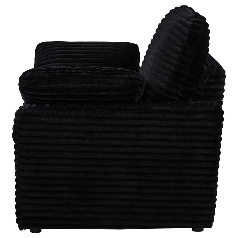  Coaster Furniture Collins 610363P Upholstered Power Recliner Chair - Black IMAGE 8