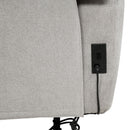  Coaster Furniture Sylmar 610521P Chenille Upholstered Power Reclining Sofa - Dove Grey IMAGE 10