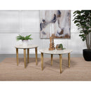  Coaster Furniture Aldis 703718-S2 2-piece Coffee and End Table Set - White IMAGE 2