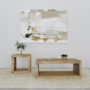  Coaster Furniture Benton 704838-S2 2-piece Solid Mango Coffee and End Table Set - Natural IMAGE 2