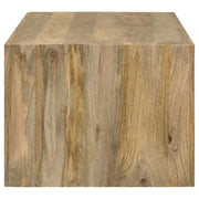  Coaster Furniture Benton 704838-S3 3-piece Solid Mango Coffee and End Table Set - Natural IMAGE 3