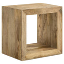  Coaster Furniture Benton 704838-S3 3-piece Solid Mango Coffee and End Table Set - Natural IMAGE 7