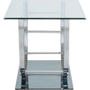  Coaster Furniture Danville 704988-S3 3-piece Glass Top Coffee and End Table Set - Chrome IMAGE 5