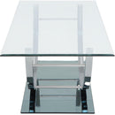  Coaster Furniture Danville 704988-S3 3-piece Glass Top Coffee and End Table Set - Chrome IMAGE 8