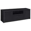  Coaster Furniture Winfield 706222-SET 3-piece Entertainment Center 60-inch TV Stand - Black IMAGE 7
