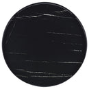  Coaster Furniture Briggs 706268-S3 3-piece Round Coffee and End Table Set - Black IMAGE 5