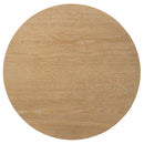  Coaster Furniture Ottowa 706298-S2 2-piece Round Wood Coffee Table Set - Light Oak IMAGE 4