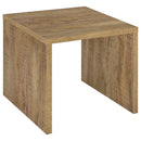  Coaster Furniture Canoga 706357 Engineered Wood Accent End Table - Mango IMAGE 1