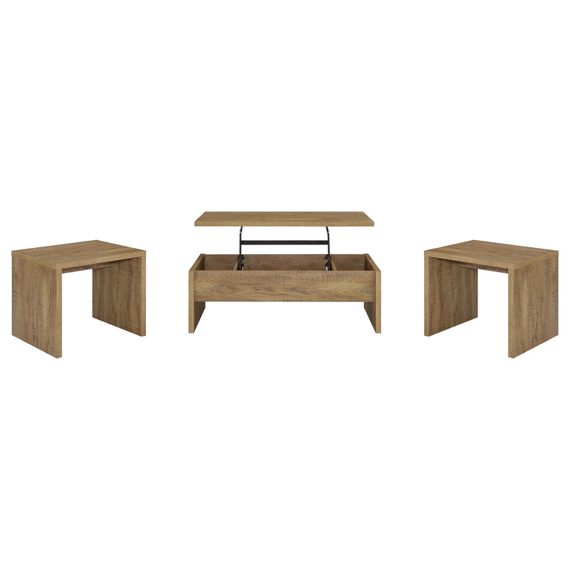  Coaster Furniture Canoga 706358-S3 3-piece Lift Top Cocktail Coffee Table Set - Mango IMAGE 1