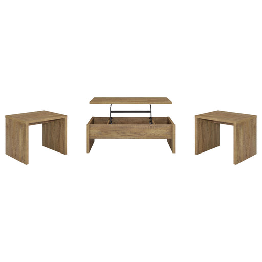  Coaster Furniture Canoga 706358-S3 3-piece Lift Top Cocktail Coffee Table Set - Mango IMAGE 1