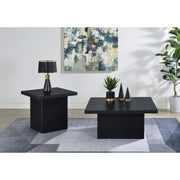  Coaster Furniture Devar 706408 Square Engineered Wood Coffee Table - Black IMAGE 8