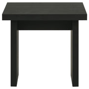  Coaster Furniture Decker 706477 Square Occasional End Table - Black IMAGE 2