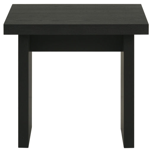  Coaster Furniture Decker 706477 Square Occasional End Table - Black IMAGE 2