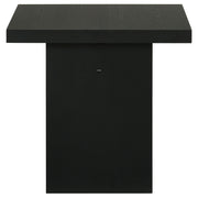  Coaster Furniture Decker 706477 Square Occasional End Table - Black IMAGE 3