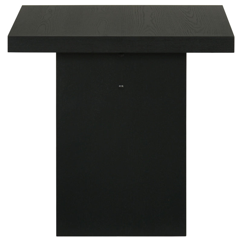  Coaster Furniture Decker 706477 Square Occasional End Table - Black IMAGE 3