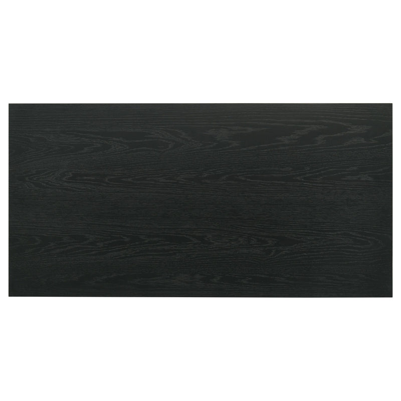  Coaster Furniture Decker 706478 47-Inch Rectangular Coffee Table - Black IMAGE 4