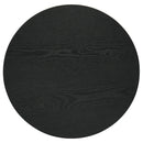  Coaster Furniture Hamlyn 706507 Round Fluted Occasional End Table - Black IMAGE 6