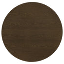  Coaster Furniture Hamlyn 706518 Round Fluted Occasional Coffee Table - Walnut IMAGE 2