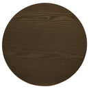  Coaster Furniture Hamlyn 706518-S3 3-piece Round Fluted Coffee and End Table Set - Walnut IMAGE 4