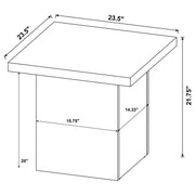  Coaster Furniture Devar 708068-S2 2-piece Square Coffee and End Table Set - Mango IMAGE 11