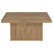  Coaster Furniture Devar 708068-S2 2-piece Square Coffee and End Table Set - Mango IMAGE 3