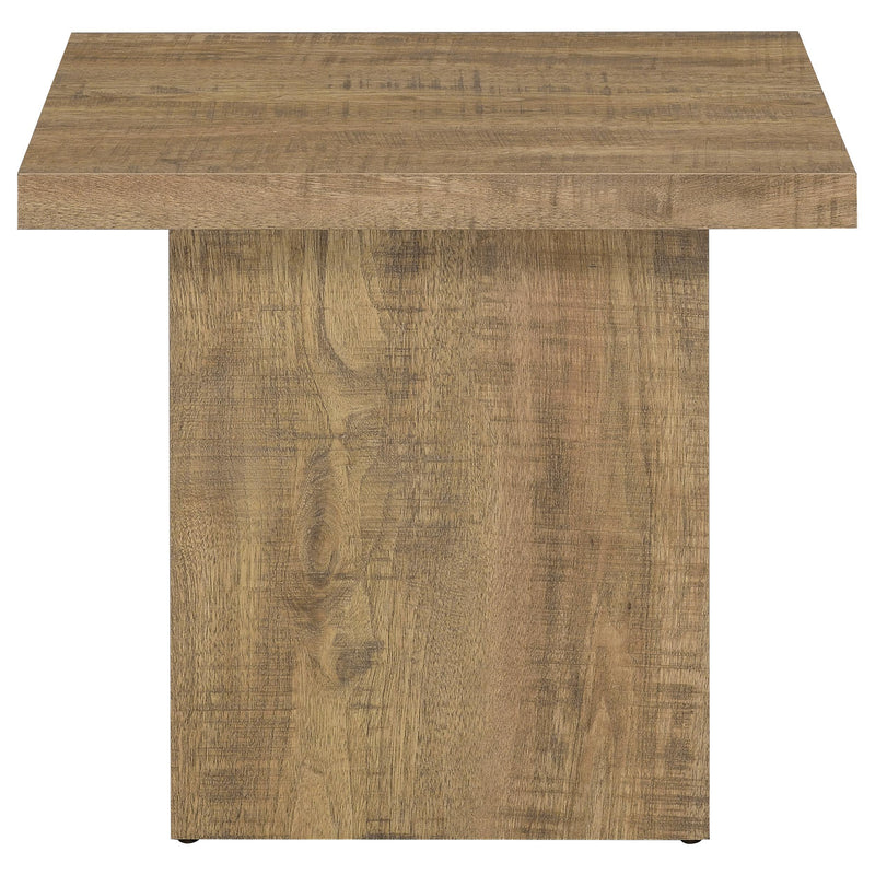  Coaster Furniture Devar 708068-S2 2-piece Square Coffee and End Table Set - Mango IMAGE 4