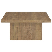  Coaster Furniture Devar 708068-S2 2-piece Square Coffee and End Table Set - Mango IMAGE 5