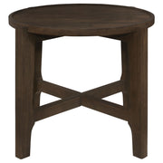 Coaster Furniture Cota 708288-S3 3-piece Solid Wood Coffee and End Table Set - Dark Brown IMAGE 11