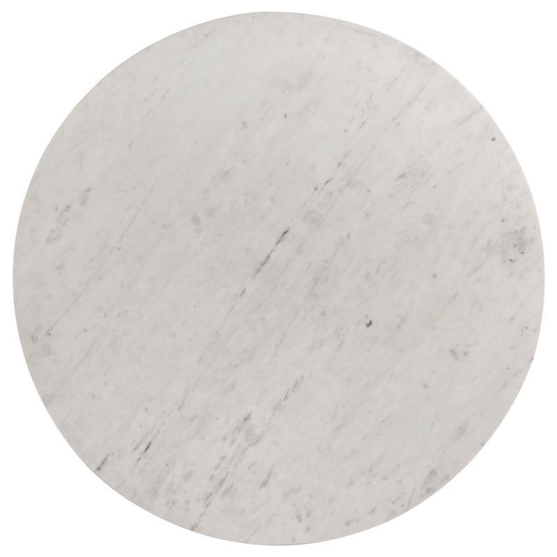  Coaster Furniture Astoria 709668-S3 3-piece Marble Coffee and End Table Set - White IMAGE 6