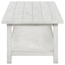  Coaster Furniture Payne 710558-S2A 2-piece Coffee and End Table Set - Distressed White IMAGE 4