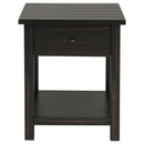  Coaster Furniture Payne 710568-S3 3-piece Coffee and 1-drawer End Table Set - Java IMAGE 12
