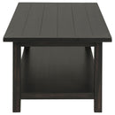  Coaster Furniture Payne 710568-S3 3-piece Coffee and 1-drawer End Table Set - Java IMAGE 3