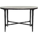  Coaster Furniture Hermas 710738-S3 3-piece Round Marble Coffee and End Table Set - White IMAGE 9