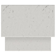  Coaster Furniture Ebby 710740 2-piece Genuine Marble Top Nesting Coffee Tables - White IMAGE 6