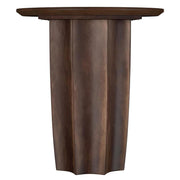  Coaster Furniture Cayenne 710777 Solid Mango Wood Accent End Table - Walnut IMAGE 3