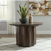  Coaster Furniture Cayenne 710778 Solid Mango Wood Coffee Table - Walnut IMAGE 5