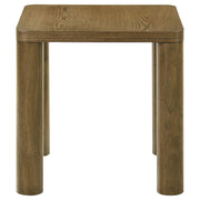  Coaster Furniture Castlewood 710857 Engineered Wood Accent End Table - Brown Oak IMAGE 1